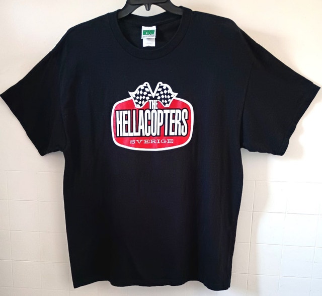 The Hellacopters "SVERIGE" T-shirt (Black XL)