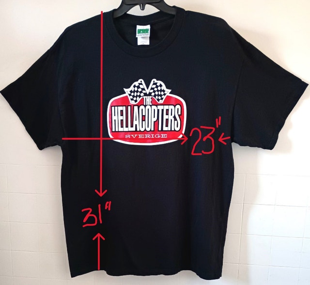 The Hellacopters "SVERIGE" T-shirt (Black XL) - photo 4