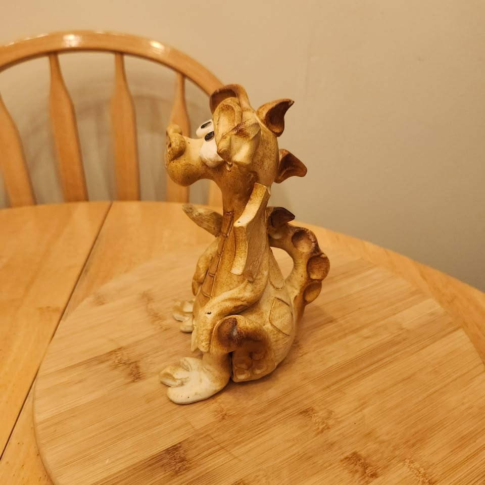 Hand Crafted Clay Dragon - photo 2