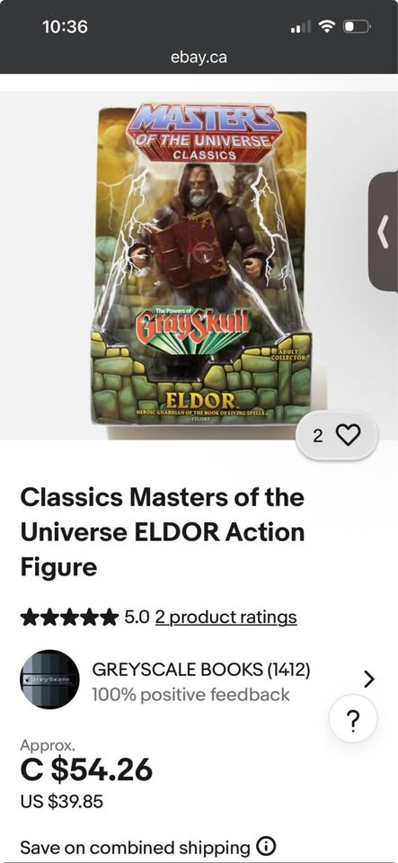 Masters of the Universe Classics Eldor Action Figure - photo 3