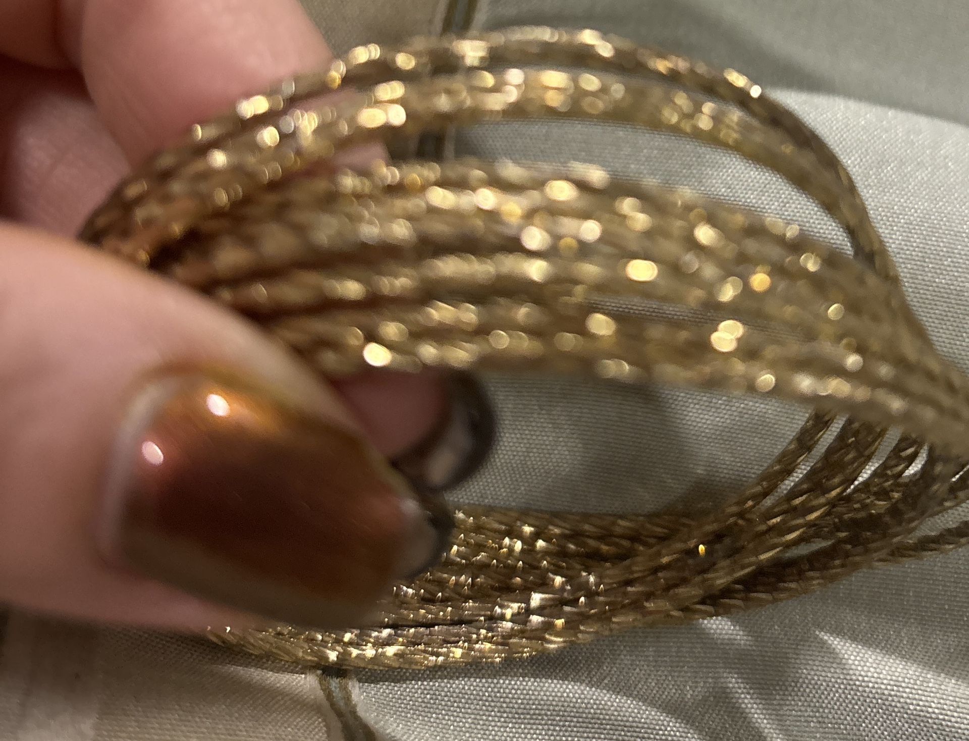 Boho Gold Bangle Stack & Earth-Tone Dangle Earrings Set - photo 2