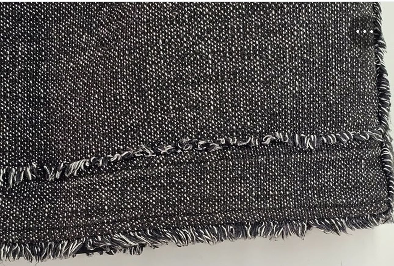 Nine West Black Tweed Fringe Skirt - Size 10 - photo 5