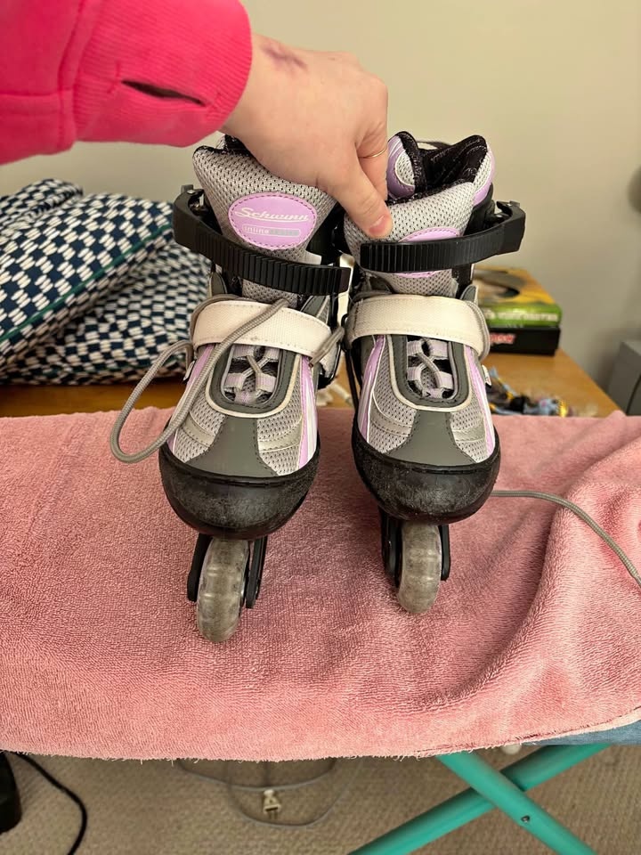 Schwinn ABEC-5 Purple Youth Adjustable Roller Blades Size 1-4