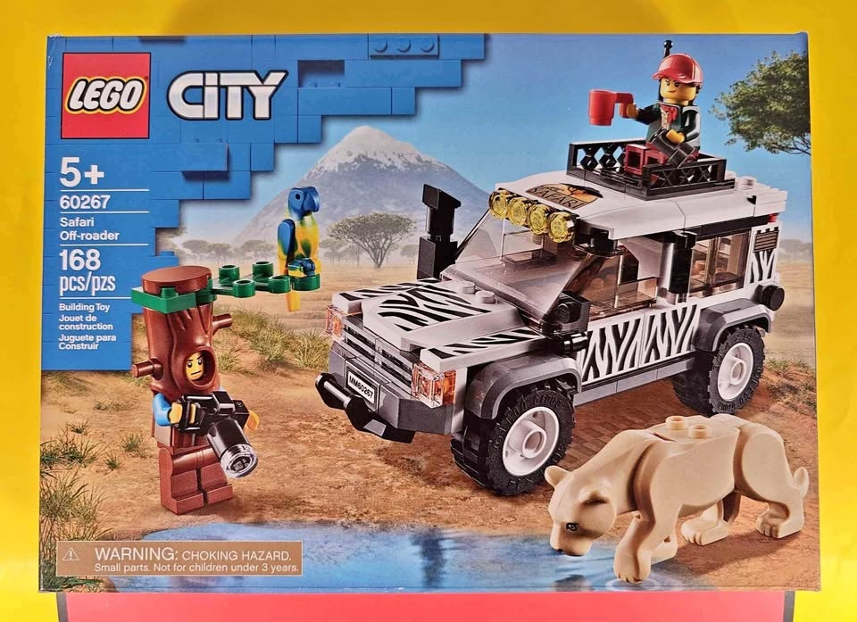 LEGO CITY RECREATION 60267 Safari Off-Roader Jeep w/ Lioness/par