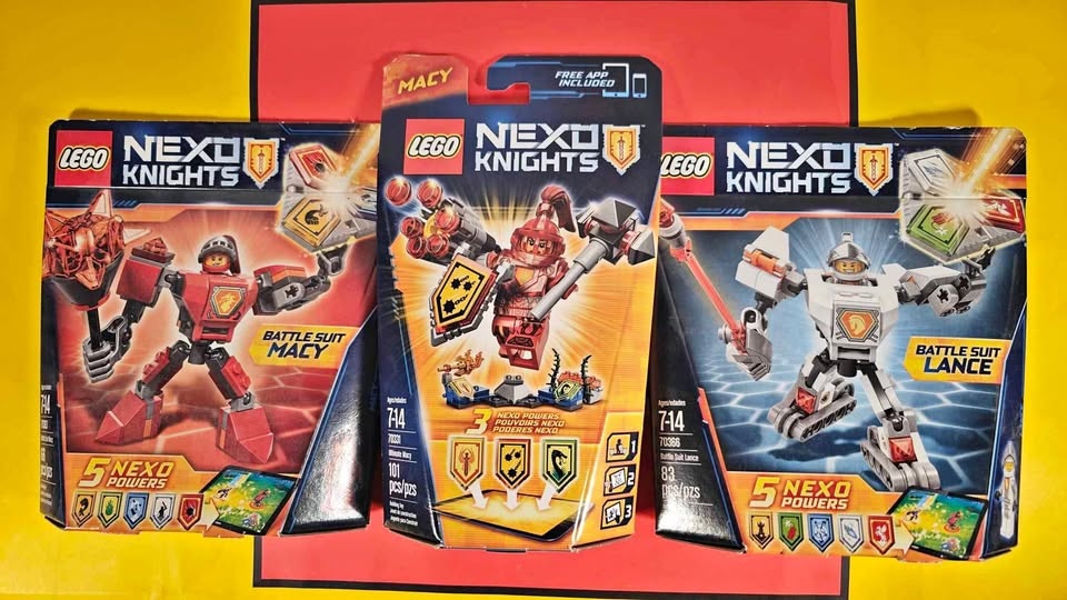 Lego Nexo Knights 70366/70331 Battle Suit Lance/Ultimate Macy Re