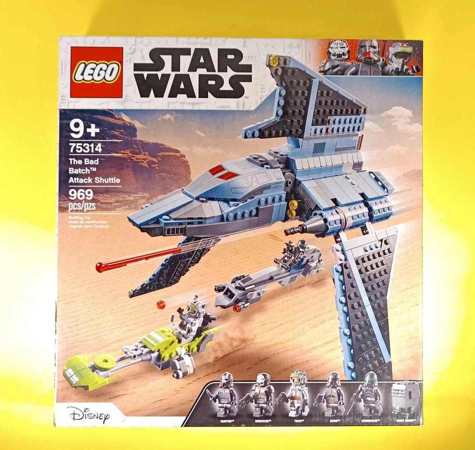 Lego Star Wars 75314 The Bad Batch Attack Shuttle w/ Minifigs