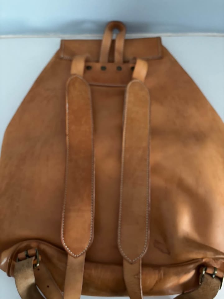 Genuine Leather Backpack - photo 2