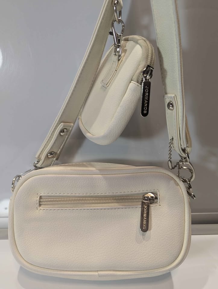 JORMANDS Unisex Crossbody Purse Bag – Bone - photo 2