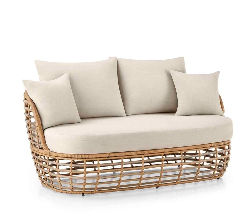 Brand new 2pc Patio loveseat and ottoman. In a box - photo 4