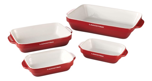 Lagostina Ceramic Bakeware Set (4-Pc) – Brand New
