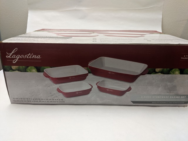Lagostina Ceramic Bakeware Set (4-Pc) – Brand New - photo 3
