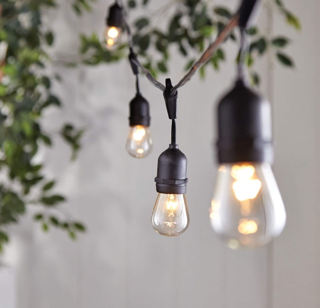 Outdoor String Lights – 9 m Vintage Style (Bulbs Excluded)