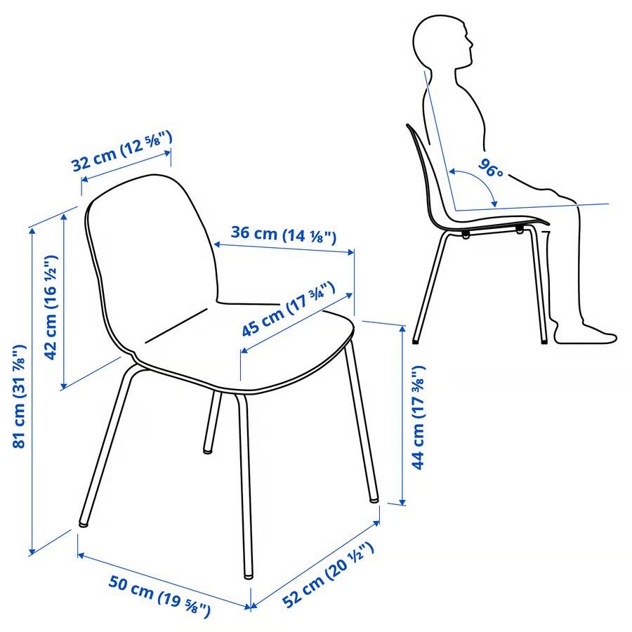 Moving out sale: Ikea Lidas Chair (Set of 4) - photo 5