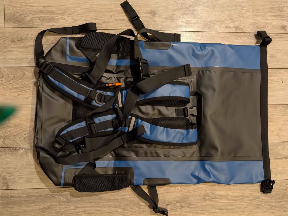 Brand new Blue Waterproof Dry Bag Backpack 55L Roll Top - photo 5