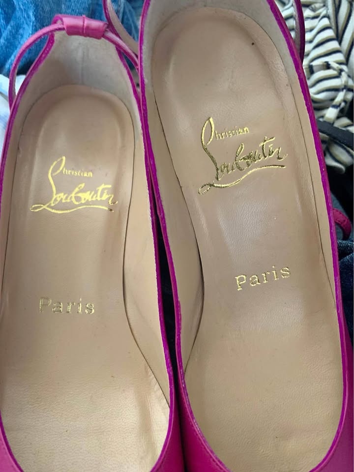 Christian Louboutin Heels Size 6.5 - Pink Red Bottoms