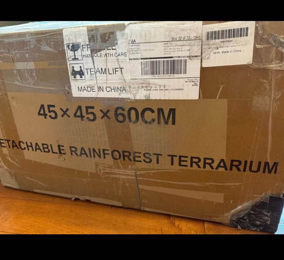 Neptonion 32 Gallon Glass Terrarium Reptile Habitat - photo 5