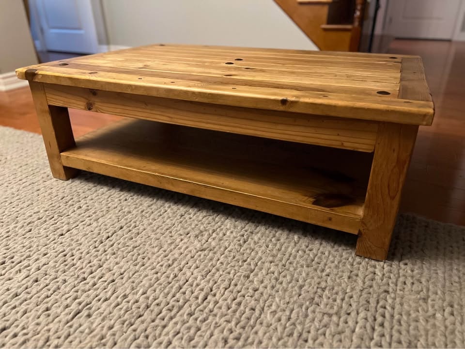 Solid Wood Coffee Table - photo 2