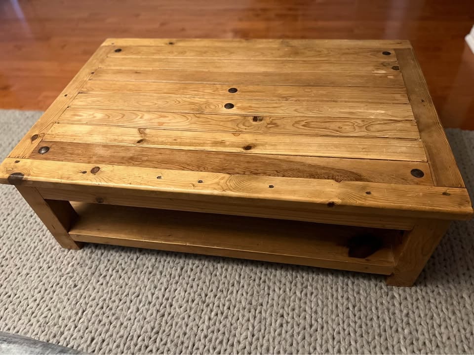 Solid Wood Coffee Table - photo 3