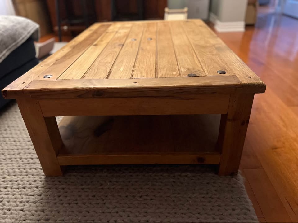 Solid Wood Coffee Table - photo 4