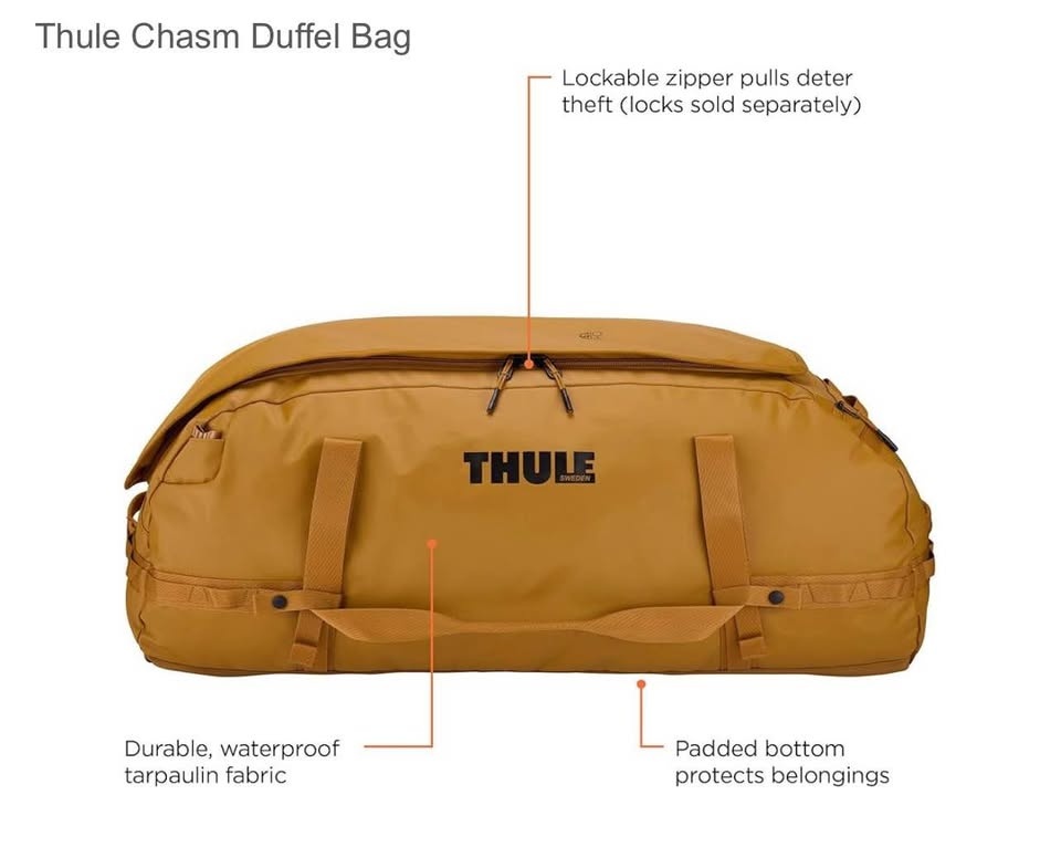 Thule Chasm Duffel Bag, golden 130 L - photo 4