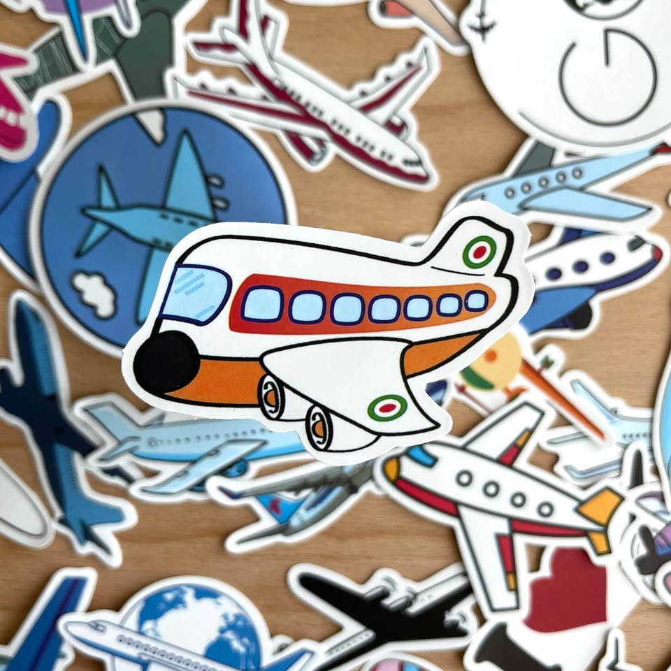 Pack of 48 Airplanes Stickers - photo 5