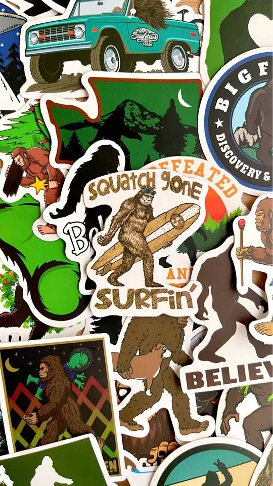 Pack of 50 Bigfoot Sasquatch Stickers image indicator(2)