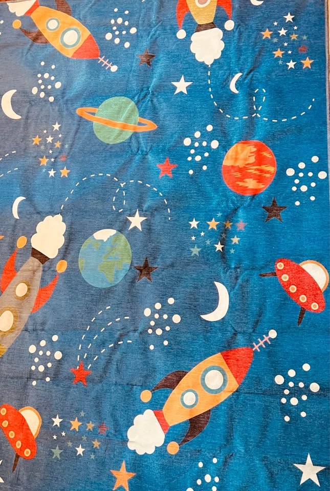 Kids Space Rug – Non-Slip, Washable, New - photo 2