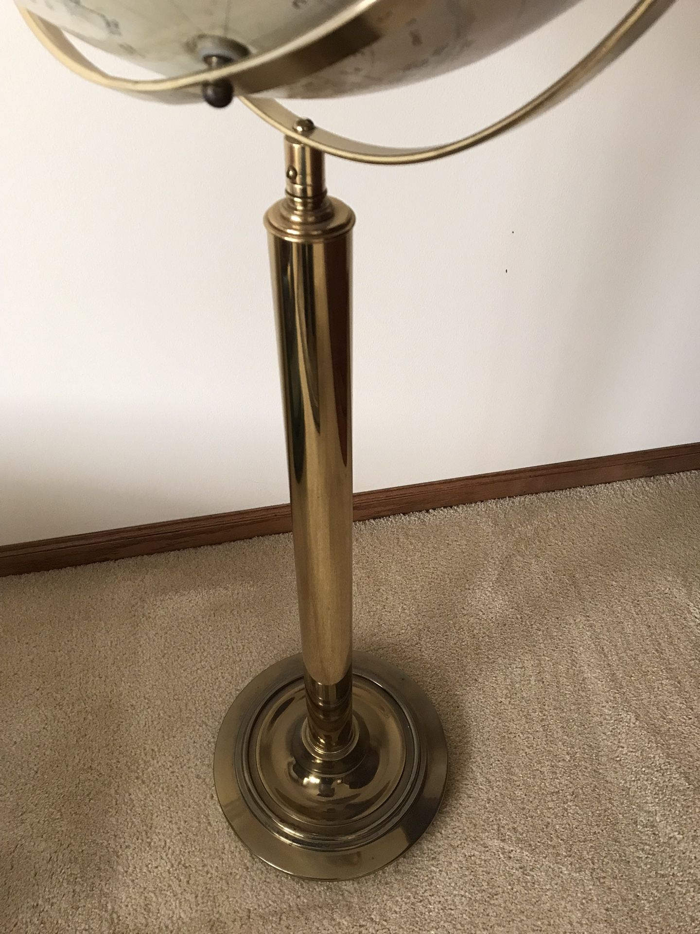 Beautiful Rare Floor Globe by Replogle Globes - Brass Stand - photo 3