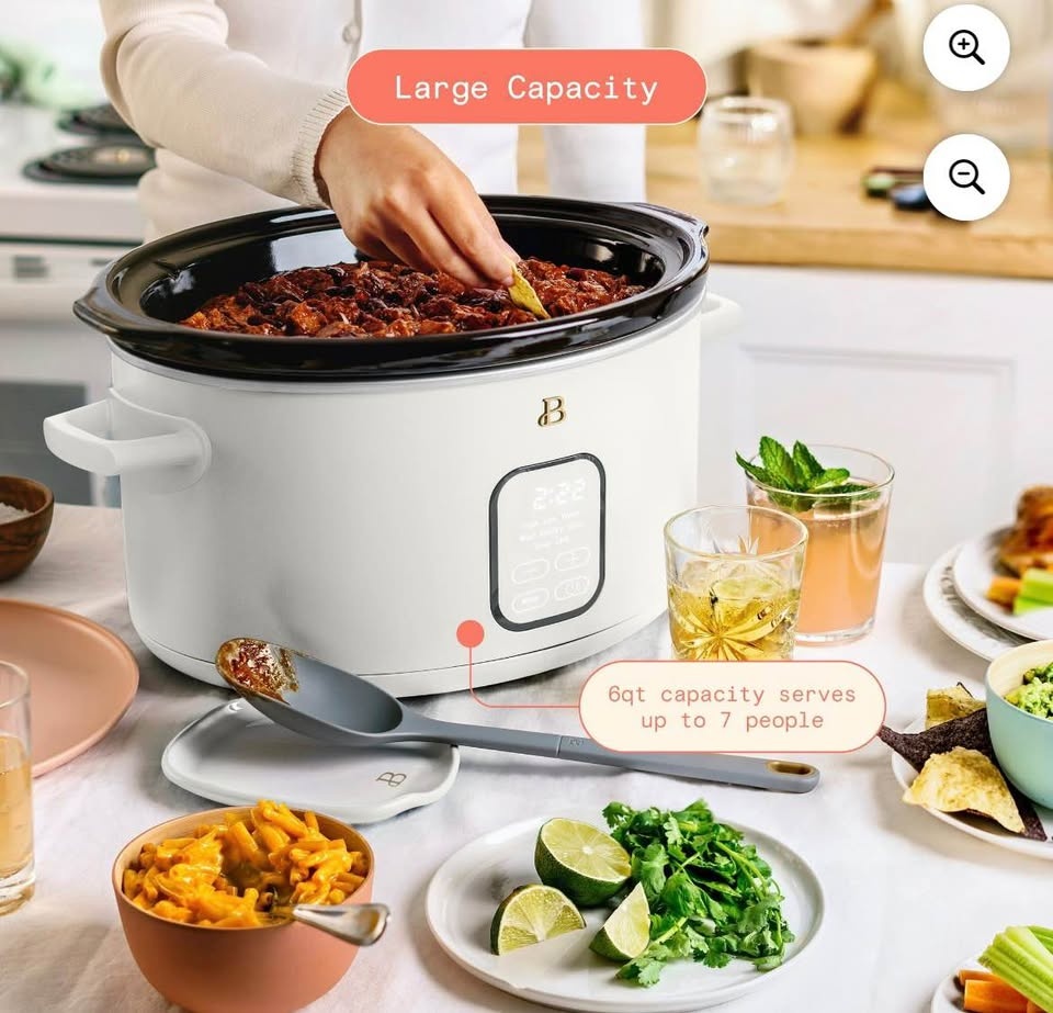 Beautiful by Drew Barrymore 6-Qt Programmable Slow Cooker - photo 3