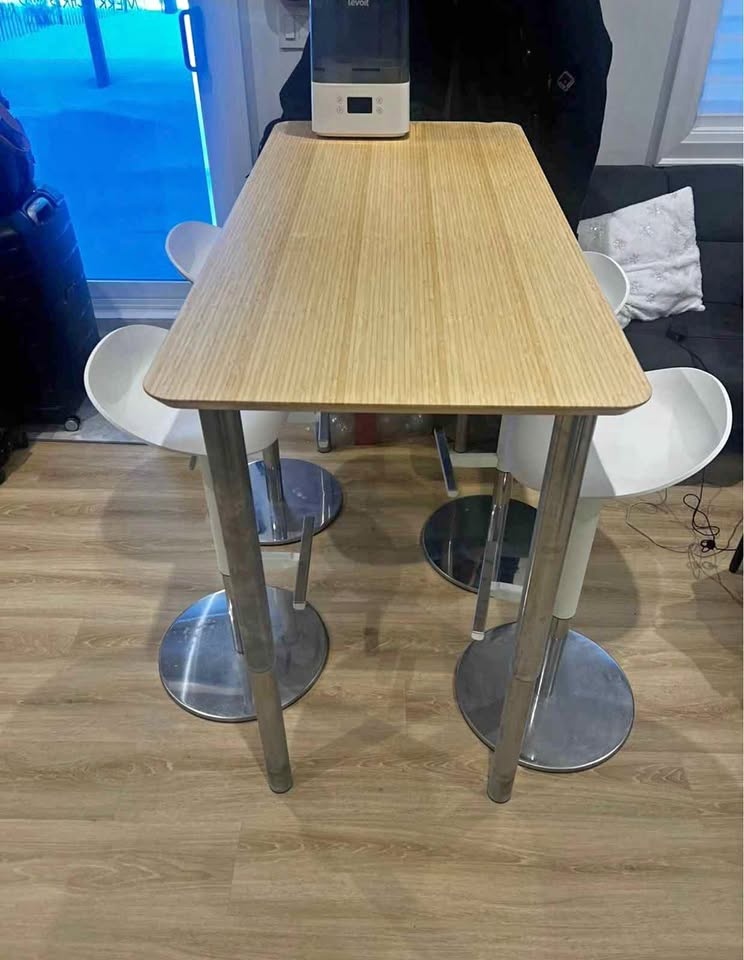 Ikea ANFALLARE Table with Adjustable Legs