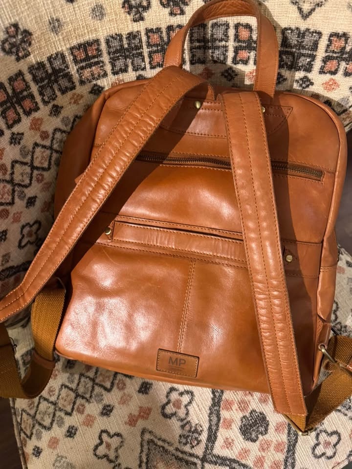Leather Office Backpack - photo 2