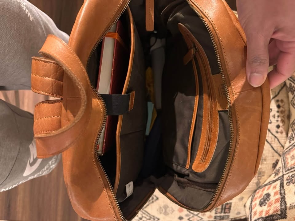 Leather Office Backpack - photo 5