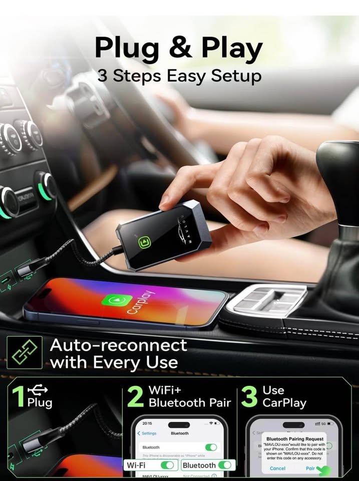 Mavlou Wireless CarPlay Adapter - photo 2
