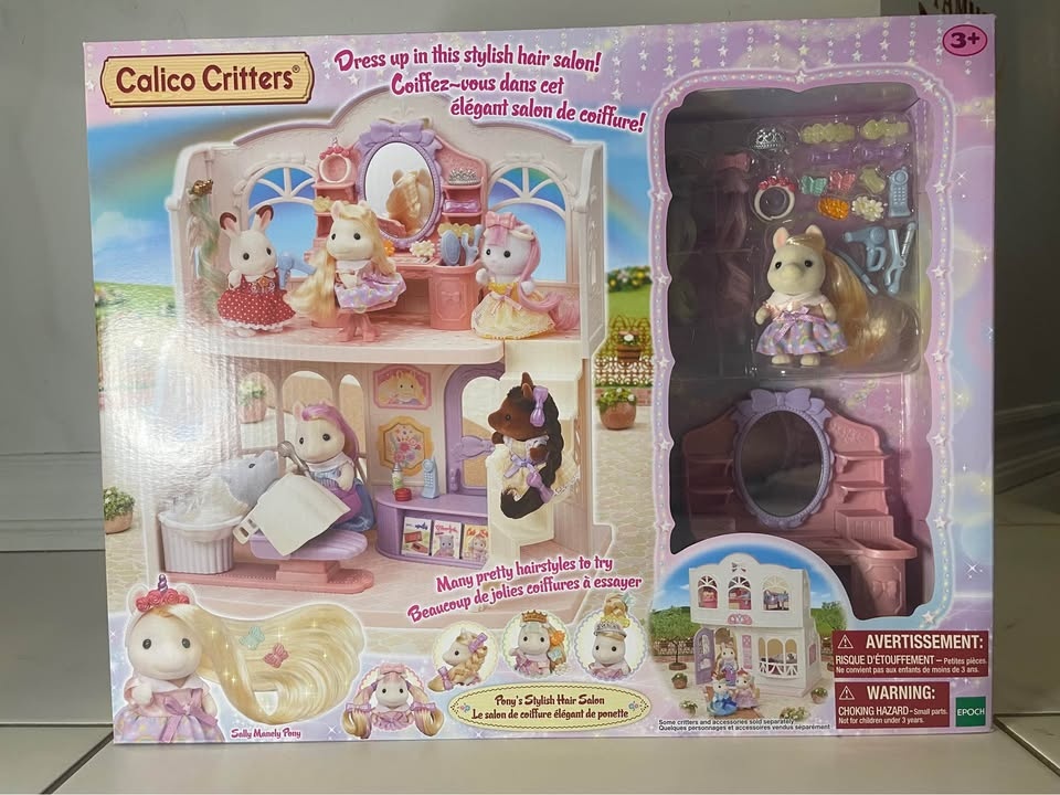 Calico Critters Pony's Stylish Hair Salon - Brand New Sealed - photo 4