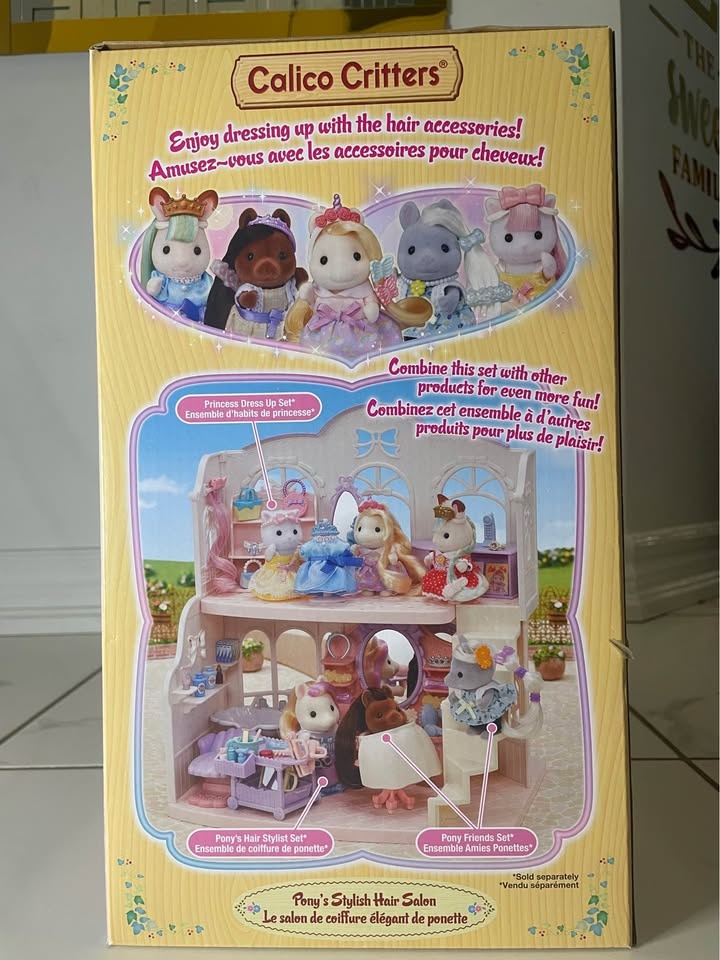 Calico Critters Pony's Stylish Hair Salon - Brand New Sealed - photo 5