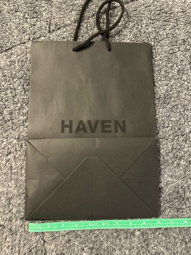 Haven Designer Boutique Gift Shopping Paper Bag - photo 3
