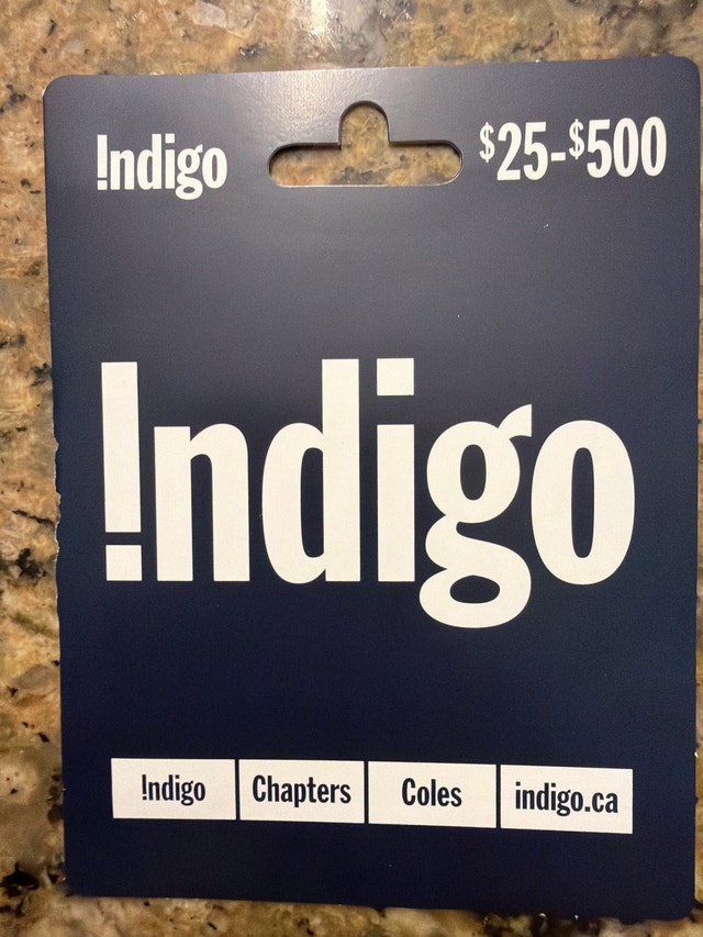 $25 Chapters Indigo Gift Card