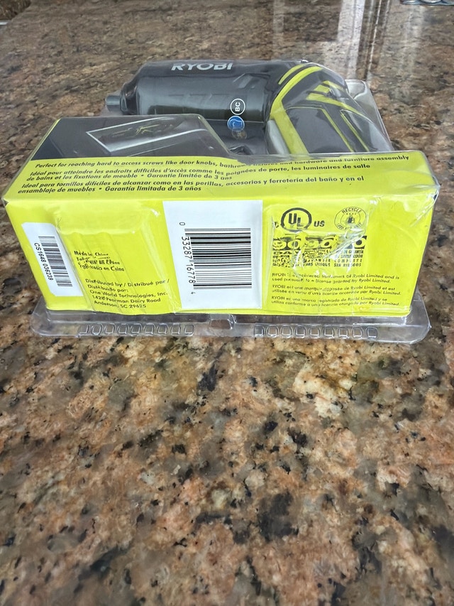 Brand New Ryobi 4V Quickturn Cordless Screwdriver - photo 2
