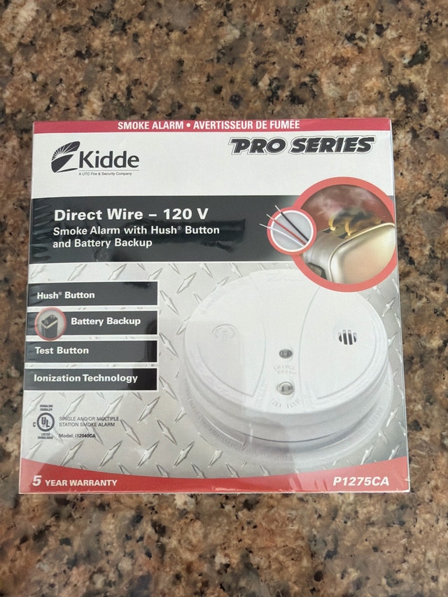 Brand new sealed Kidde Smoke Alarm w. Ionization technology