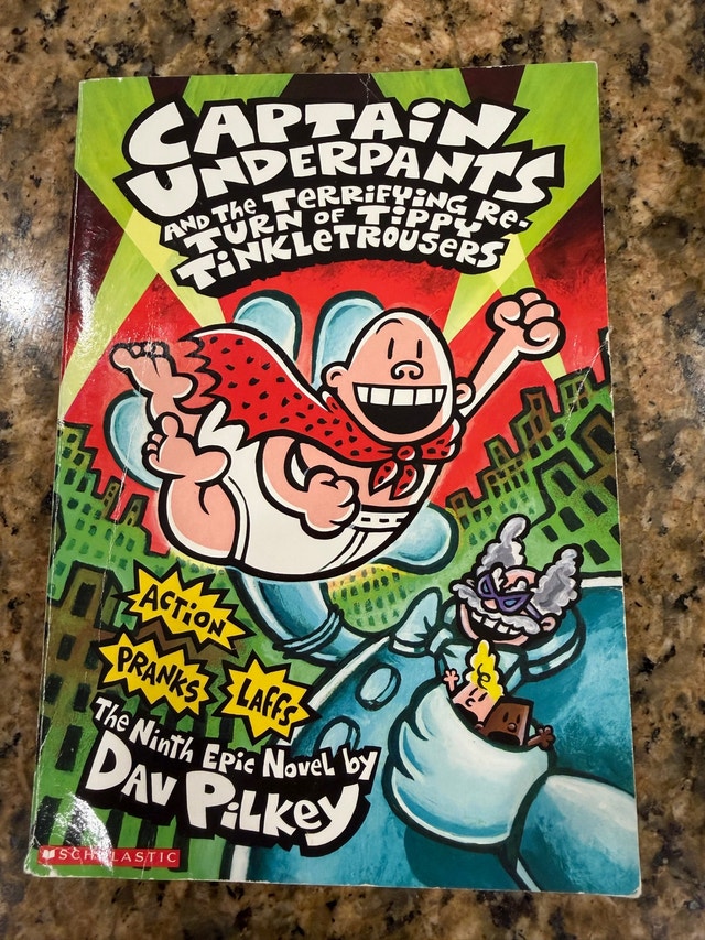 Captain Underpants Rare Scholastic Book 9