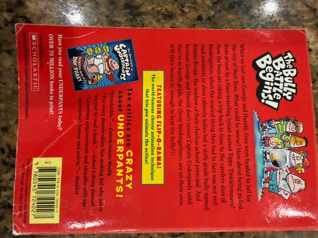 Captain Underpants Rare Scholastic Book 9 - photo 5