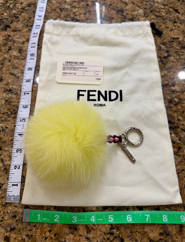 Fendi Designer Keychain - Brand New in Box