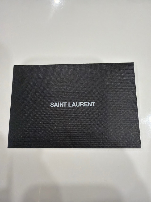 Brand new genuine YSL Yves Saint Laurent Paris receipt pouch