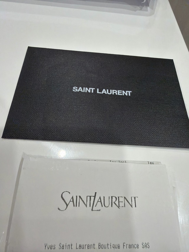 Brand new genuine YSL Yves Saint Laurent Paris receipt pouch - photo 4