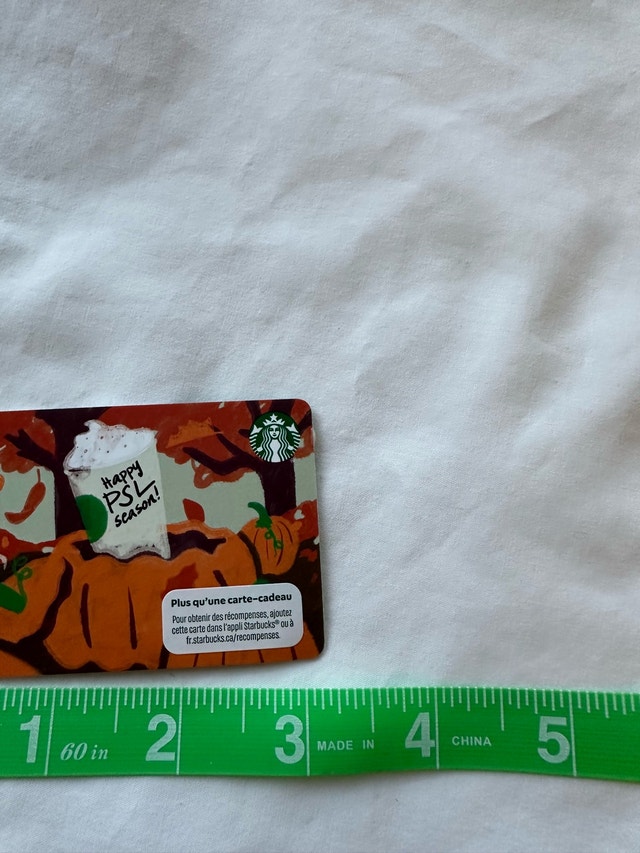 Starbucks Gift Card - Pumpkin Spice Latte Design - photo 4