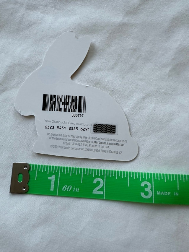 Starbucks Bunny Gift Card (Unregistered) - photo 5