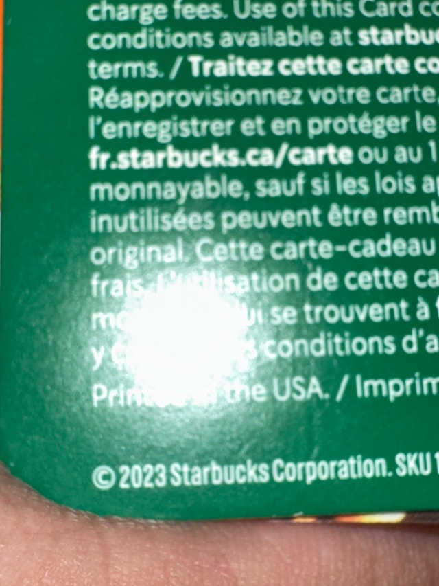 Starbucks Brand New Gift Card rare 2023 - photo 5