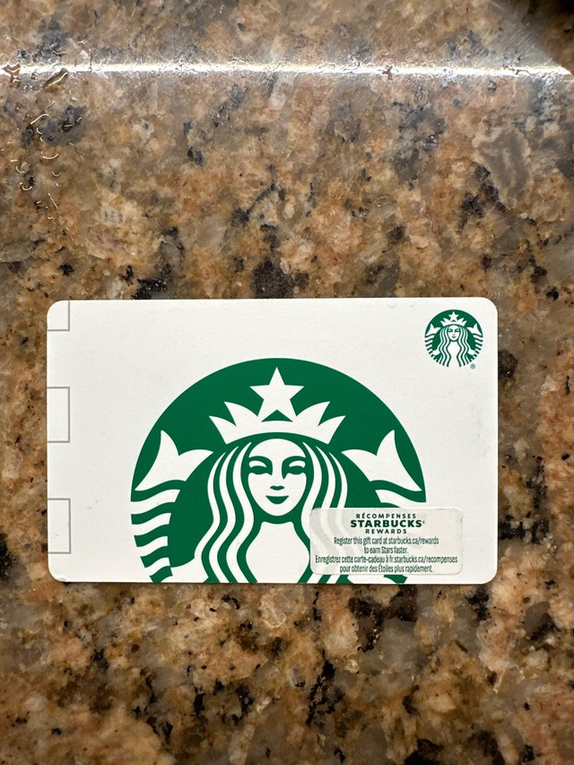 Ultra Rare 2016 Starbucks Gift Card