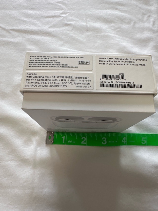 Genuine Empty Box for Apple AirPods with Charging Case - photo 3