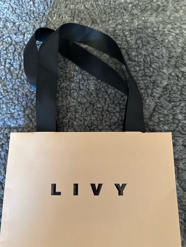 Livy Paris Designer Lingerie Boutique Paper Gift Bag - photo 2